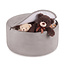 Misioo Kinderpoef | Beige  Corduroy