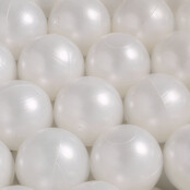 Ballen, set 400 stuks | Pearl | 6 cm