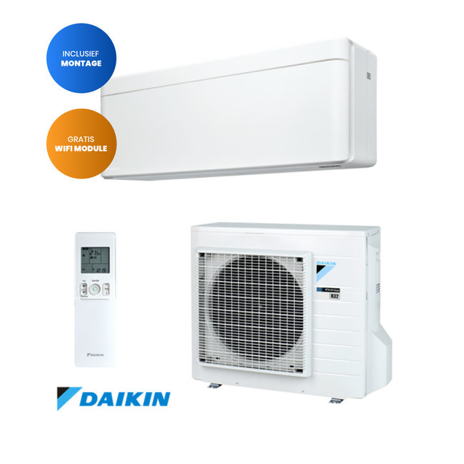 Daikin Daikin Stylish (RXA35 + FTXA35) - Inclusief standaard montage
