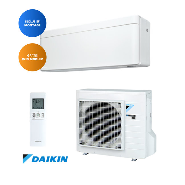 Daikin Daikin Stylish (RXA25 + FTXA25) - Inclusief standaard montage