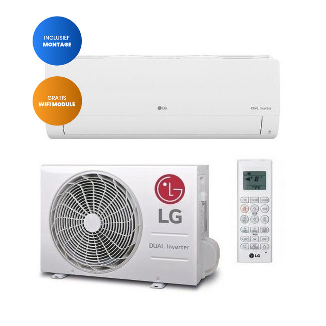 LG S18ET 5kW - inclusief standaard montage