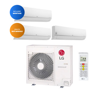 Multi split airco 3 binnenunits