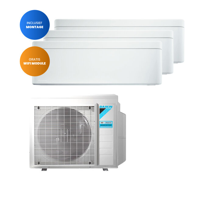 Daikin Stylish multi split inclusief standaard montage