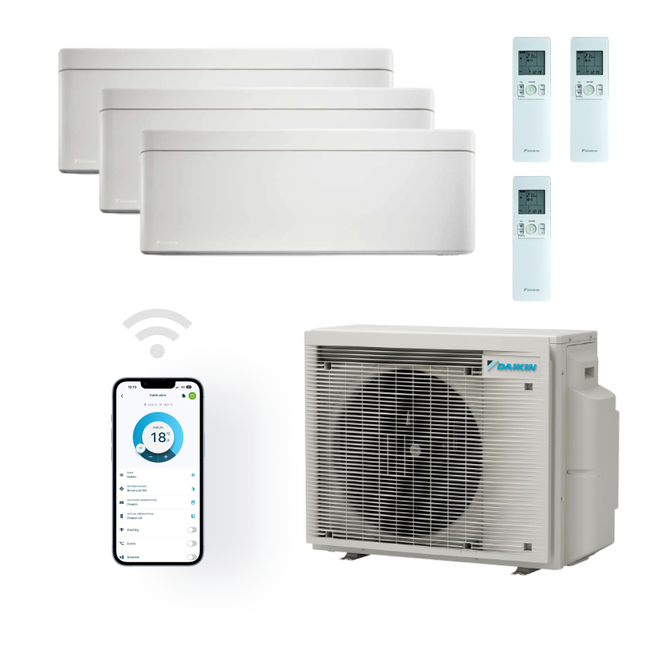 Daikin Stylish multi split inclusief standaard montage