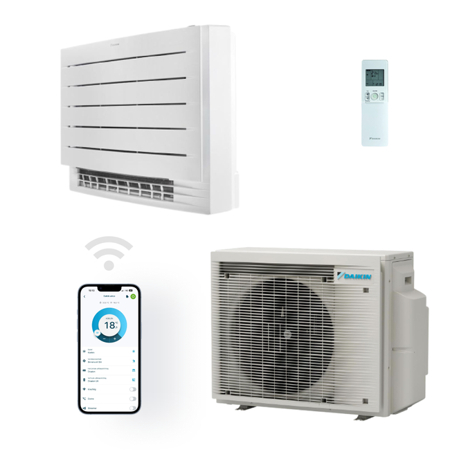 Daikin Daikin Perfera Vloermodel (RXM50R + FVXM50A) - inclusief montage