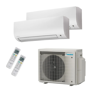 Daikin Daikin Comfora duo split met 2 binnen units van 2kW