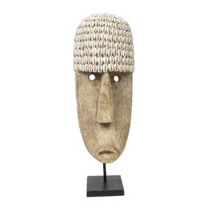 Bazar Bizar The Cowrie Mask on Stand
