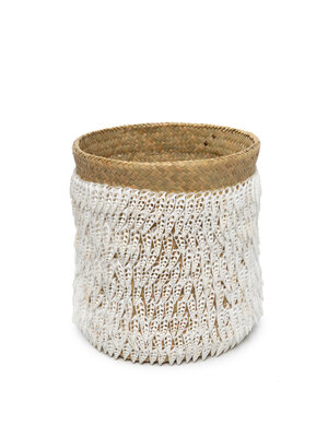 Bazar Bizar The Pandan Basket #2 - Natural White Bazar Bizar The Pandan Basket #2 - Natural White