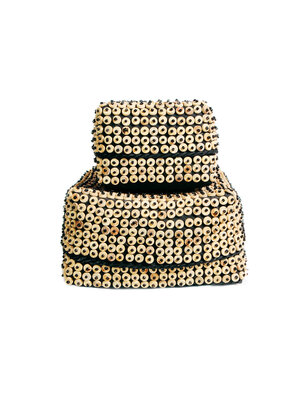 Bazar Bizar Manden the Coconut Shell Square Basket Bazar Bizar Manden the Coconut Shell Square Basket