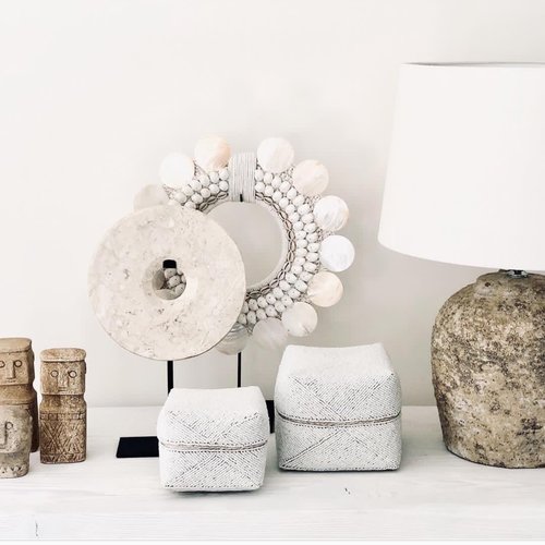 Bazar Bizar The Marble Disc op Standaard - Wit - S