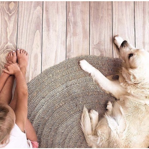Bazar Bizar Vloerkleed Seagrass Carpet - Natural - 200cm
