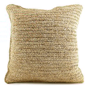 Bazar Bizar The Raffia Flores Cushion Square