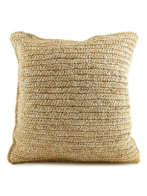Bazar Bizar The Raffia Flores Kussen Vierkant