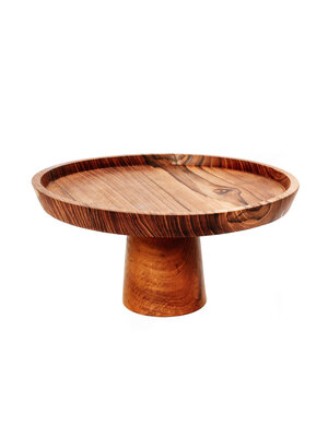 Bazar Bizar The Teak Root Cake Dish