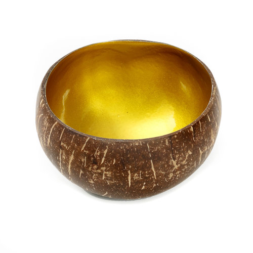 Bazar Bizar Schaal The Coco Food Bowl - Natural Goud