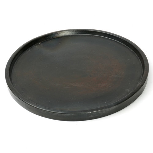 Bazar Bizar The Terracotta Burned Plate - Black - L