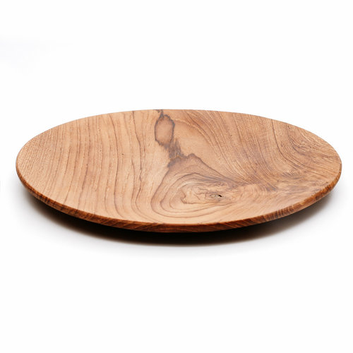 Bazar Bizar Bord the Teak Root Round Plate - L