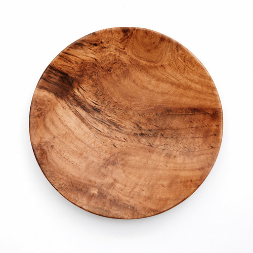 Bazar Bizar The Teak Root Round Plate - L