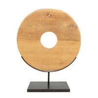The Teak Disc on Stand