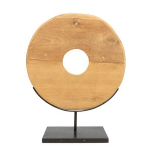 Bazar Bizar The Teak Disc on Stand
