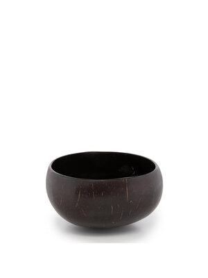 Bazar Bizar Schaal Coco Food Bowl - Natural Zwart