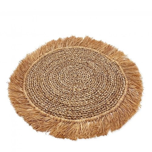 Bazar Bizar De Seagrass Raffia Placemat - Naturel