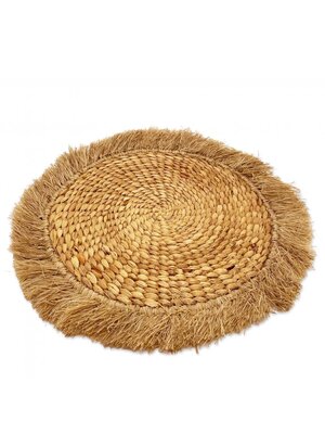 Bazar Bizar The Water Hyacinth Raffia Placemat - Natural