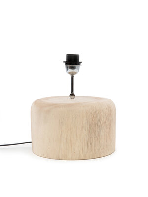 Bazar Bizar De Teak Wood Tafellamp Voet - Naturel