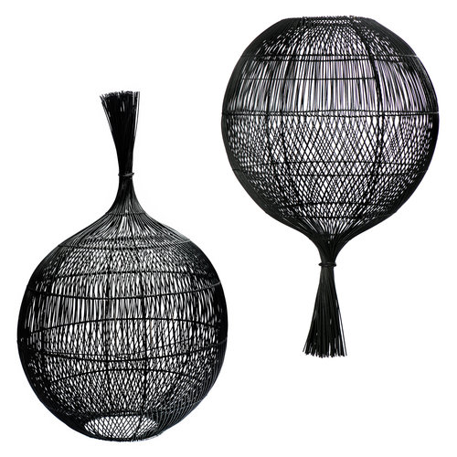 Bazar Bizar The Wonton Floor Lamp - Pendant - Black