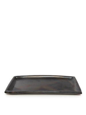 Bazar Bizar The Burned Sushi Plate - Black - L