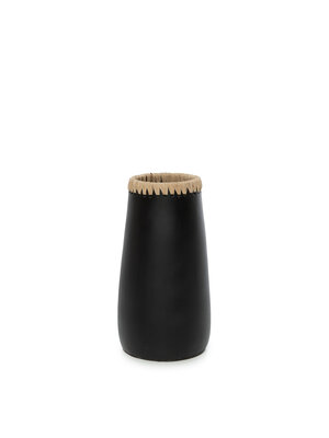 Bazar Bizar De Sneaky Vaas - Zwart Naturel - M Bazar Bizar De Sneaky Vaas - Zwart Naturel - M