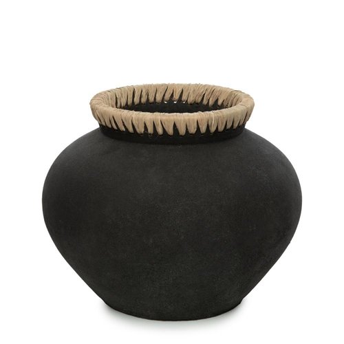 Bazar Bizar The Styly Vase - Black Natural - M