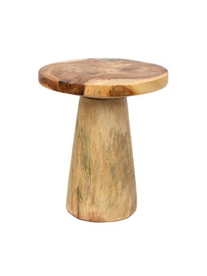 Bazar Bizar The Timber Conic Side Table - Natural - 50
