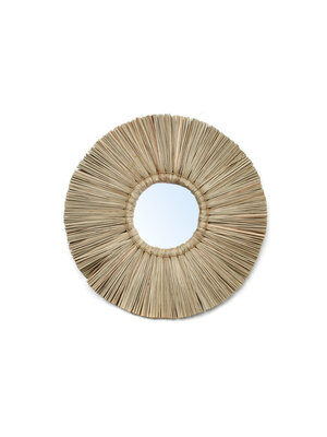 Bazar Bizar The Alang Alang Mirror - Natural - S Bazar Bizar The Alang Alang Mirror - Natural - S