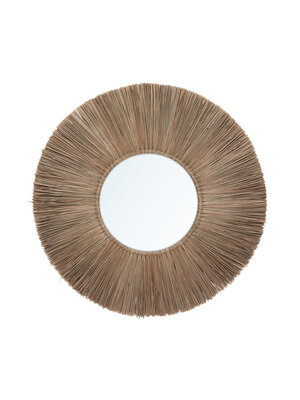 Bazar Bizar The Alang Alang Mirror - Natural - M Bazar Bizar The Alang Alang Mirror - Natural - M
