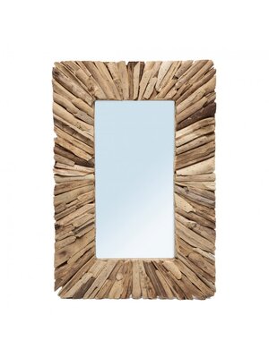 Bazar Bizar The Driftwood Framed Mirror - Natural - M Bazar Bizar The Driftwood Framed Mirror - Natural - M