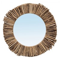 The Driftwood Halo Spiegel - Natural - M