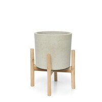 De Chalk Lage Plantenbak - Beton Naturel - S