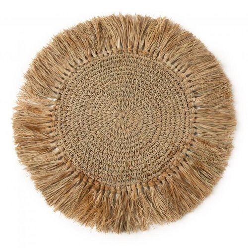 Bazar Bizar The Crochet Raffia Placemat - Natural