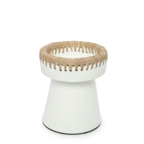 Bazar Bizar The Pretty Candle Holder - White Natural - M