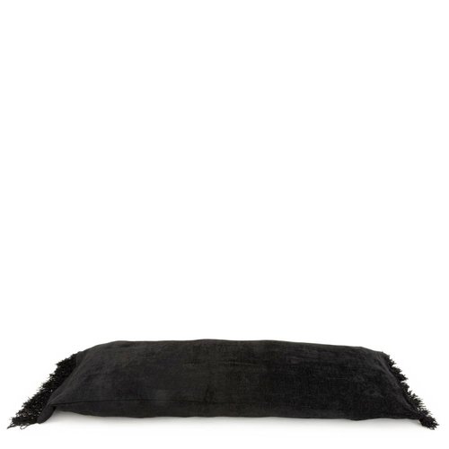 Bazar Bizar The Oh My Gee Cushion Cover - Black Velvet -  35x100