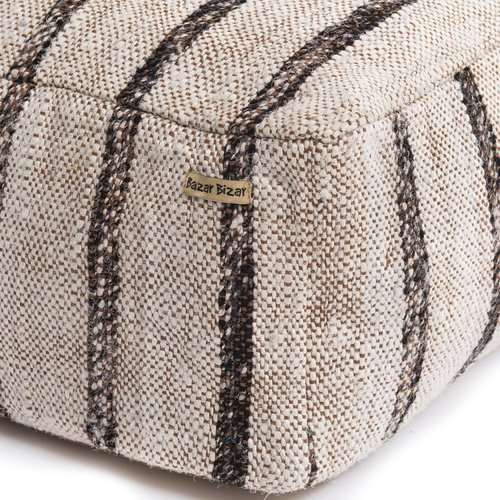 Bazar Bizar The Oh My Gee Pouffe - Bohemian White