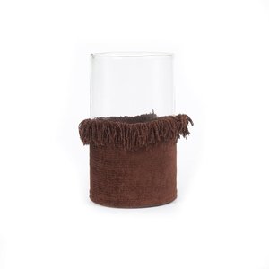 Bazar Bizar The Oh My Gee Candle Holder - Burgundy Velvet - XXL