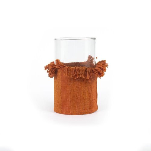 Bazar Bizar The Oh My Gee Candle Holder - Rust Velvet - XXL