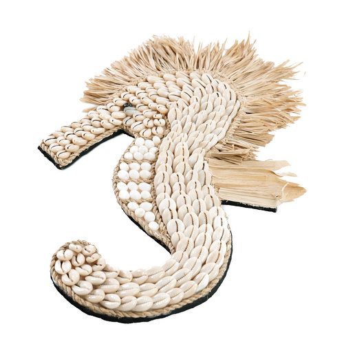 Bazar Bizar The Shell Sea Horse - White