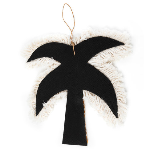 Bazar Bizar  The Cotton Shell Palm Tree - White Natural