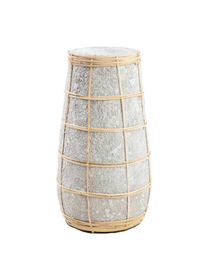 Bazar Bizar De Cutie Vaas - Betongrijs Naturel - M Bazar Bizar De Cutie Vaas - Betongrijs Naturel - M