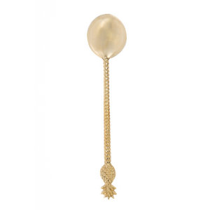 Bazar Bizar The Pineapple Salad Spoon - Gold