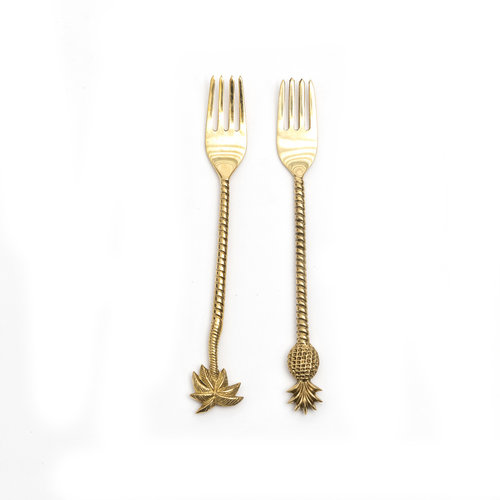 Bazar Bizar The Pineapple Fork - Gold