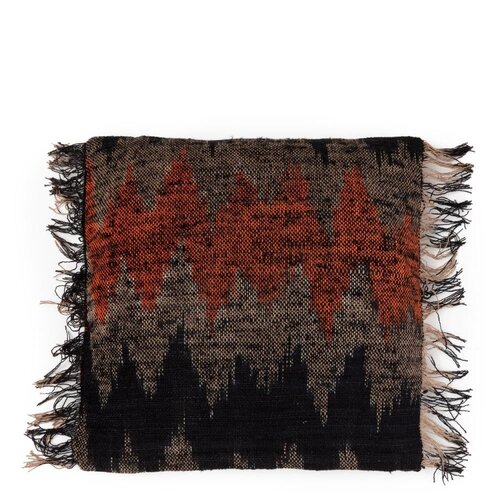 Bazar Bizar The Oh My Gee Cushion Cover - Black Orange - 40x40